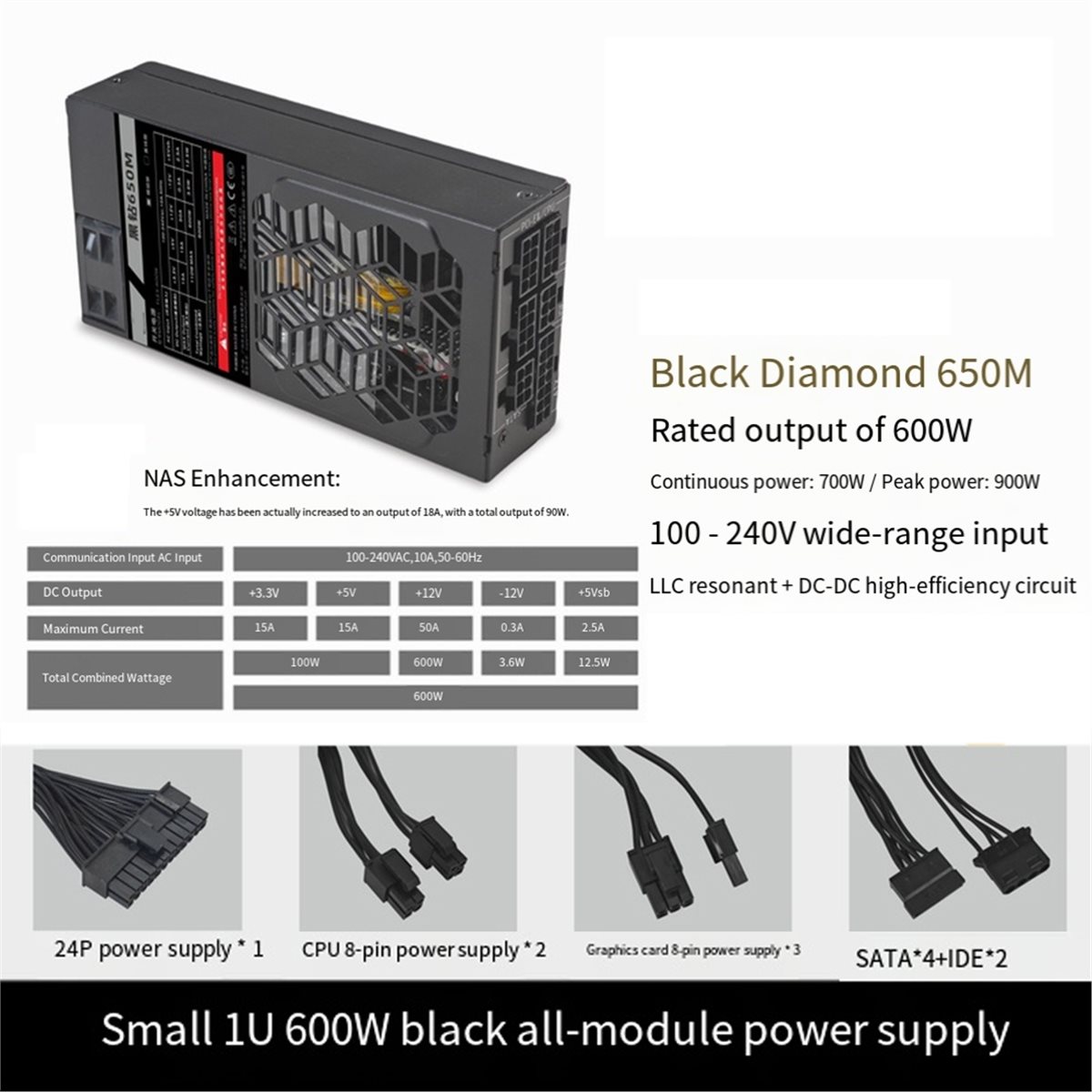 [VALUE PACK]Flex 600W Modular  - Flex Atx Power Supply 600W 1U ulasan dan harga